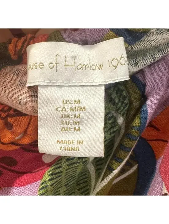 NWOT House of Harlow 1960 Rio Tropical Strappy Back Dress Medium - Picture 4 of 5